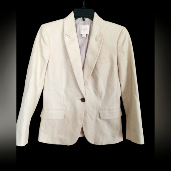 J. Crew Jackets & Blazers - J Crew "Suiting" Off White Suit Jacket